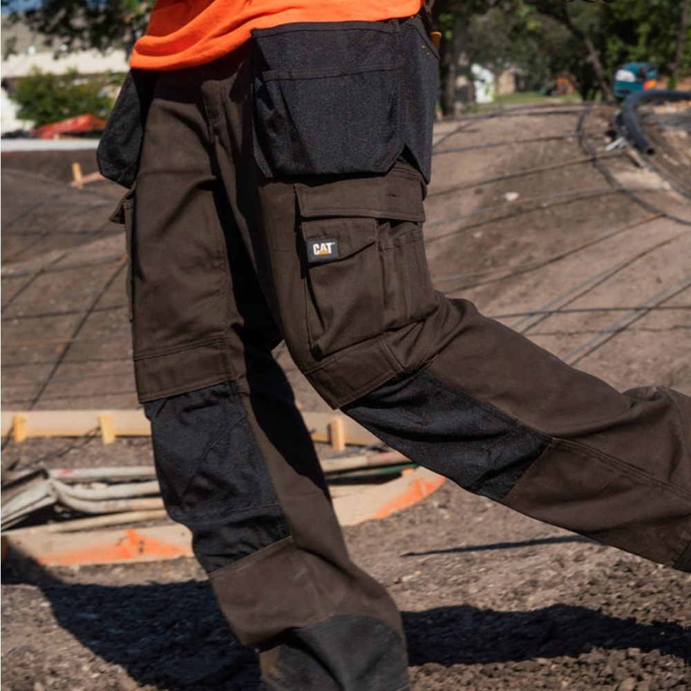 Men's Black and Brown work Pants